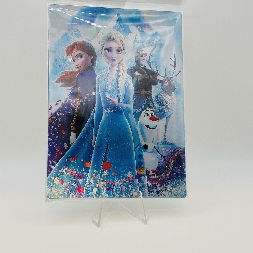 Disney Frozen 3D Lenticular Card 4x6 Elsa Anna Collectible